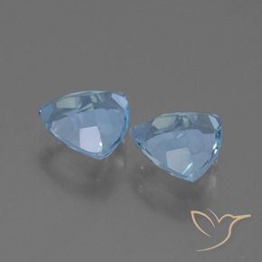 Topaz Gemstones in 7 x 7 mm (calibrated) Size for Sale, Topaz Stones in Sky Blue Color
