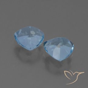 Topaz Gemstones in 7 x 7 mm (calibrated) Size for Sale, Topaz Stones in Sky Blue Color