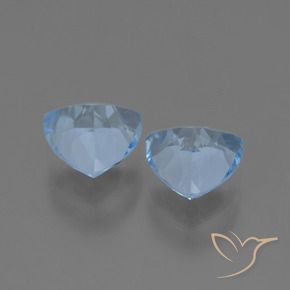 Topaz Gemstones in 7 x 7 mm (calibrated) Size for Sale, Topaz Stones in Sky Blue Color