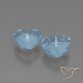 Topaz Gemstones in 7 x 7 mm (calibrated) Size for Sale, Topaz Stones in Sky Blue Color