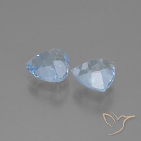 Topaz Gemstones in 7 x 7 mm (calibrated) Size for Sale, Topaz Stones in Sky Blue Color