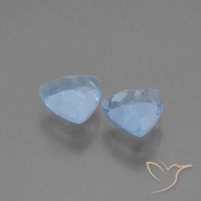 Topaz Gemstones in 7 x 7 mm (calibrated) Size for Sale, Topaz Stones in Sky Blue Color