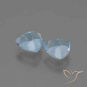 Topaz Gemstones in 7 x 7 mm (calibrated) Size for Sale, Topaz Stones in Sky Blue Color