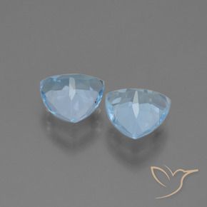 Topaz Gemstones in 7 x 7 mm (calibrated) Size for Sale, Topaz Stones in Swiss Blue Color