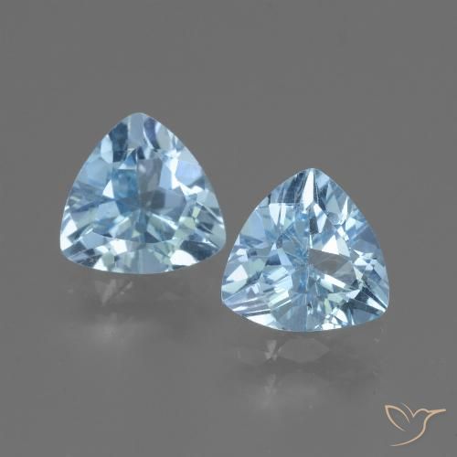 2.31ctw Natural Swiss Blue Topaz, Trillion, VS