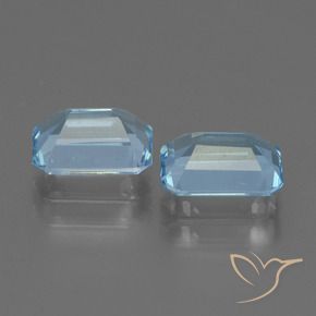 Topaz Gemstones in 7 x 5 mm (calibrated) Size for Sale, Topaz Stones in Sky Blue Color