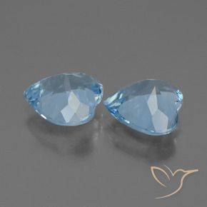 Topaz Gemstones in 9 x 9 mm (calibrated) Size for Sale, Topaz Stones in Sky Blue Color