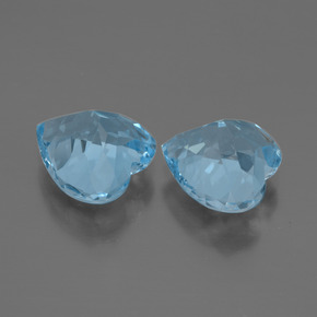 Topaz Gemstones in 9 x 9 mm (calibrated) Size for Sale, Topaz Stones in Swiss Blue Color