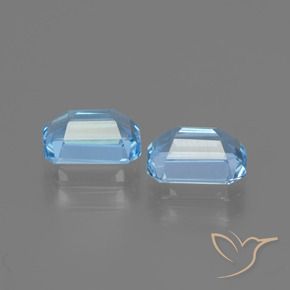 Topaz Gemstones in 7 x 5 mm (calibrated) Size for Sale, Topaz Stones in Sky Blue Color