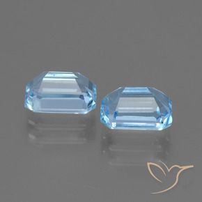 Topaz Gemstones in 7 x 5 mm (calibrated) Size for Sale, Topaz Stones in Sky Blue Color