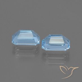 Topaz Gemstones in 7 x 5 mm (calibrated) Size for Sale, Topaz Stones in Swiss Blue Color