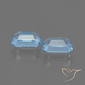 Topaz Gemstones in 7 x 5 mm (calibrated) Size for Sale, Topaz Stones in Swiss Blue Color