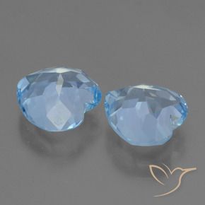 Topaz Gemstones in 9 x 9 mm (calibrated) Size for Sale, Topaz Stones in Sky Blue Color