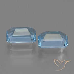 Topaz Gemstones in 7 x 5 mm (calibrated) Size for Sale, Topaz Stones in Swiss Blue Color