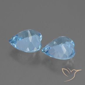 Topaz Gemstones in 9 x 9 mm (calibrated) Size for Sale, Topaz Stones in Sky Blue Color