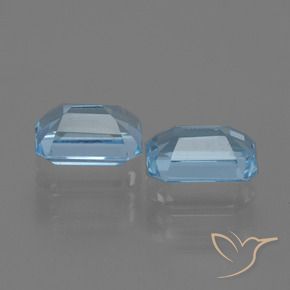 Topaz Gemstones in 7 x 5 mm (calibrated) Size for Sale, Topaz Stones in Sky Blue Color