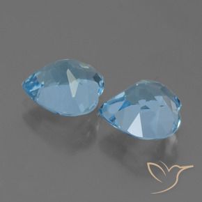 Topaz Gemstones in 9 x 9 mm (calibrated) Size for Sale, Topaz Stones in Swiss Blue Color