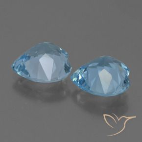 Topaz Gemstones in 9 x 9 mm (calibrated) Size for Sale, Topaz Stones in Sky Blue Color
