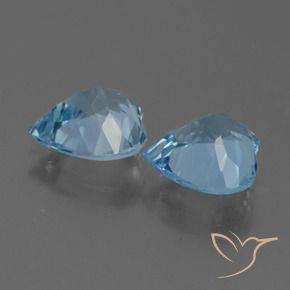 Topaz Gemstones in 9 x 9 mm (calibrated) Size for Sale, Topaz Stones in Sky Blue Color