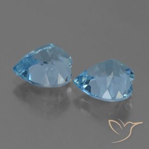 Topaz Gemstones in 9 x 9 mm (calibrated) Size for Sale, Topaz Stones in Sky Blue Color