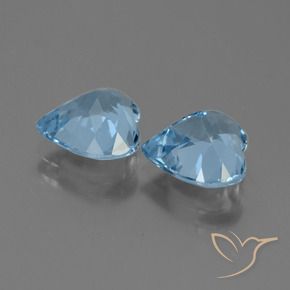 Topaz Gemstones in 9 x 9 mm (calibrated) Size for Sale, Topaz Stones in Swiss Blue Color
