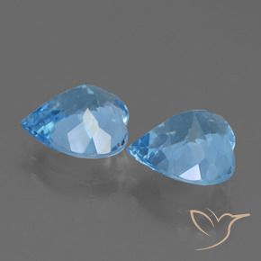 Topaz Gemstones in 9 x 9 mm (calibrated) Size for Sale, Topaz Stones in Sky Blue Color