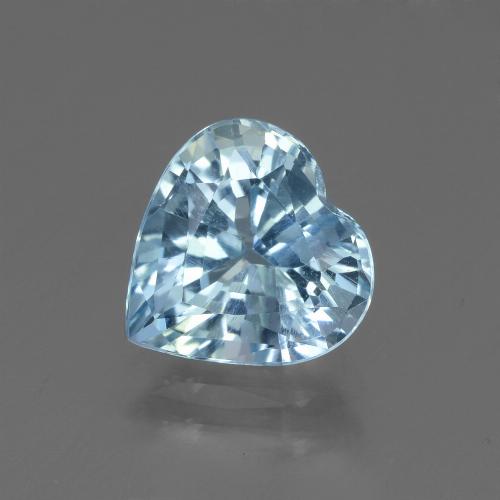 Maya Blue Топаз Камень - 2.7ct Фасетная огранка формы Сердце (ID: 448395)