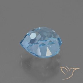 Topaz Gemstone in 9 x 9 mm (calibrated) Size for Sale, Topaz Stone in Swiss Blue Color