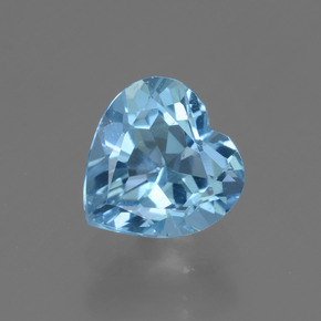 2.4ct Heart Facet Swiss Blue Topaz Gem for sale 2.4ct Heart Facet Swiss Blue Topaz Gem (ID: 448404)