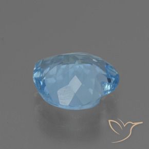 Topaz Gemstone in 9 x 9 mm (calibrated) Size for Sale, Topaz Stone in Swiss Blue Color