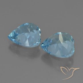 Topaz Gemstones in 10 x 10 mm (calibrated) Size for Sale, Topaz Stones in Swiss Blue Color