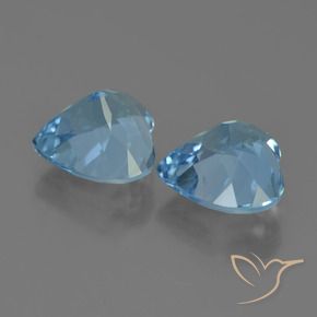 Topaz Gemstones in 10 x 10 mm (calibrated) Size for Sale, Topaz Stones in Swiss Blue Color