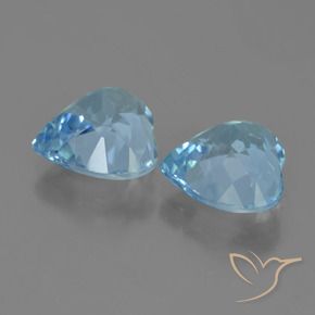Topaz Gemstones in 10 x 10 mm (calibrated) Size for Sale, Topaz Stones in Swiss Blue Color