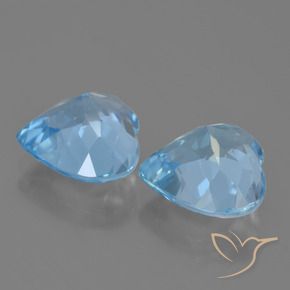 Topaz Gemstones in 10 x 10 mm (calibrated) Size for Sale, Topaz Stones in Sky Blue Color