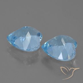 Topaz Gemstones in 10 x 10 mm (calibrated) Size for Sale, Topaz Stones in Swiss Blue Color