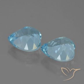 Topaz Gemstones in 10 x 10 mm (calibrated) Size for Sale, Topaz Stones in Sky Blue Color