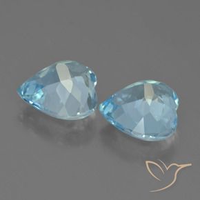Topaz Gemstones in 10 x 10 mm (calibrated) Size for Sale, Topaz Stones in Sky Blue Color
