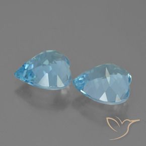 Topaz Gemstones in 10 x 10 mm (calibrated) Size for Sale, Topaz Stones in Sky Blue Color