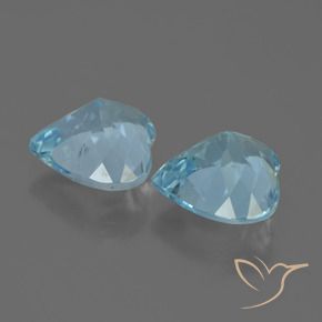 Topaz Gemstones in 10 x 10 mm (calibrated) Size for Sale, Topaz Stones in Sky Blue Color