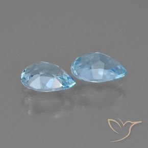 Topaz Gemstones in 7 x 5 mm (calibrated) Size for Sale, Topaz Stones in Sky Blue Color