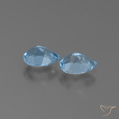 Topaz Gemstones in 7 x 5 mm (calibrated) Size for Sale, Topaz Stones in Sky Blue Color