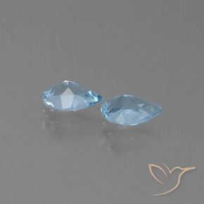 Topaz Gemstones in 7 x 5 mm (calibrated) Size for Sale, Topaz Stones in Sky Blue Color