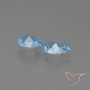 Topaz Gemstones in 7 x 5 mm (calibrated) Size for Sale, Topaz Stones in Sky Blue Color
