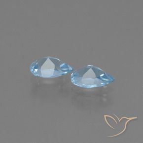 Topaz Gemstones in 7 x 5 mm (calibrated) Size for Sale, Topaz Stones in Sky Blue Color