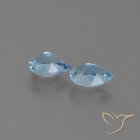 Topaz Gemstones in 7 x 5 mm (calibrated) Size for Sale, Topaz Stones in Sky Blue Color