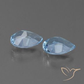 Topaz Gemstones in 7 x 5 mm (calibrated) Size for Sale, Topaz Stones in Sky Blue Color
