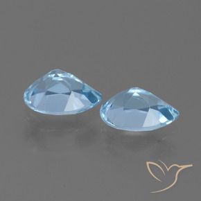 Topaz Gemstones in 7 x 5 mm (calibrated) Size for Sale, Topaz Stones in Sky Blue Color