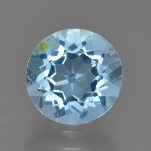 Swiss Blue Topaz Gem - 2.4ct Round Facet (ID: 452153)
