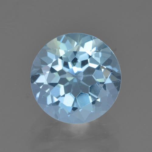 Sky Blue Topaz Gem - 2.4ct Round Facet (ID: 452156)