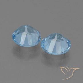 Topaz Gemstones in 8 mm (calibrated) Size for Sale, Topaz Stones in Sky Blue Color